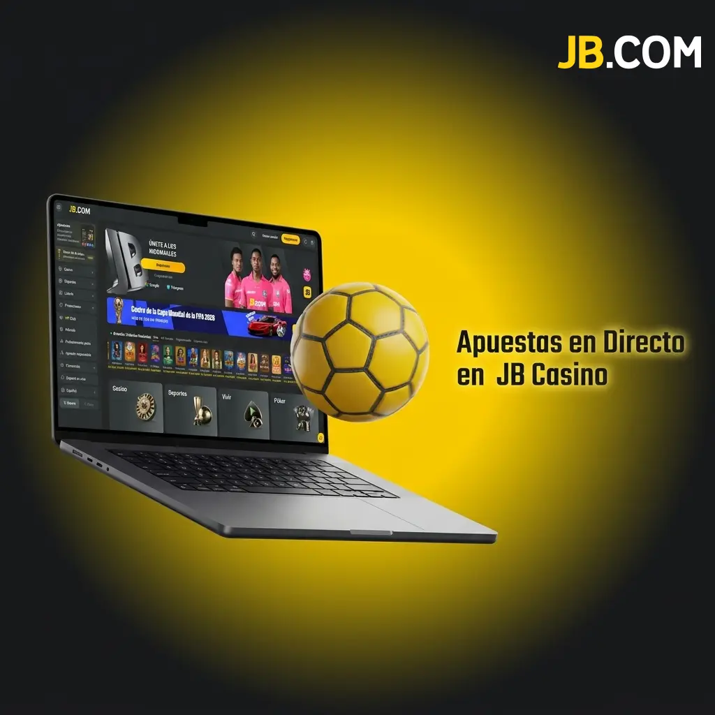 Apuestas en directo JB Casino con fútbol, baloncesto y tenis, cash out disponible y estadísticas en tiempo real