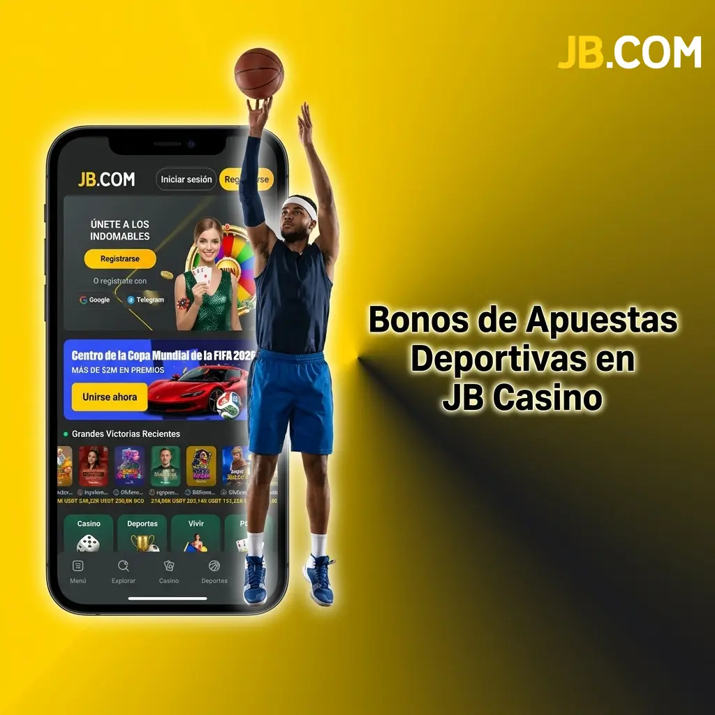 Bonos de apuestas deportivas en JB Casino España: Mundial 2026, apuesta sin riesgo, cuotas mejoradas y cashback