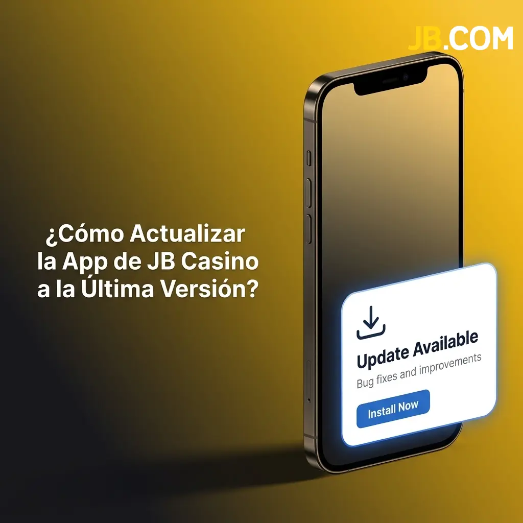 Actualización de la app JB Casino en Android e iOS con notificación push y descarga de nuevo APK