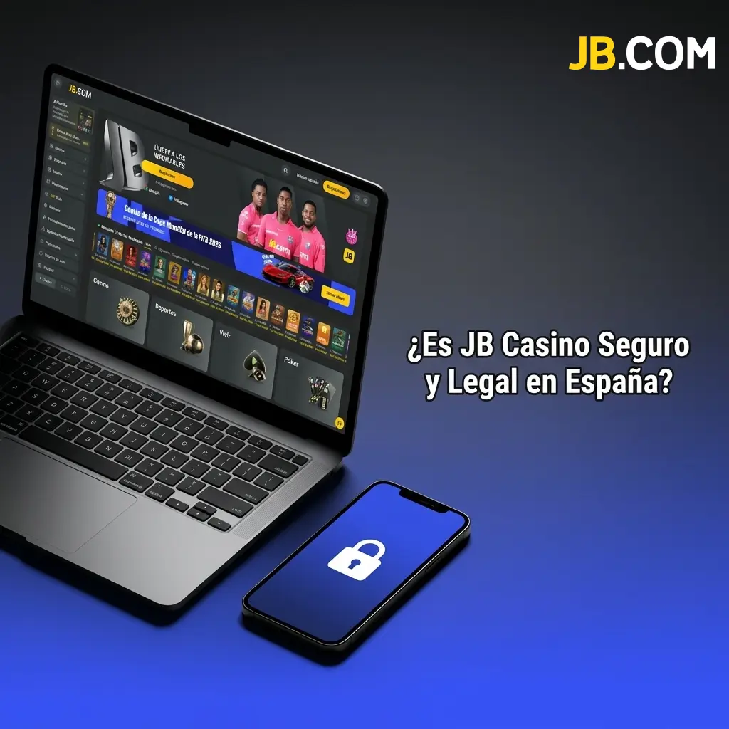 Licencia internacional de JB Casino con cifrado SSL y protección de datos RGPD para jugadores en España