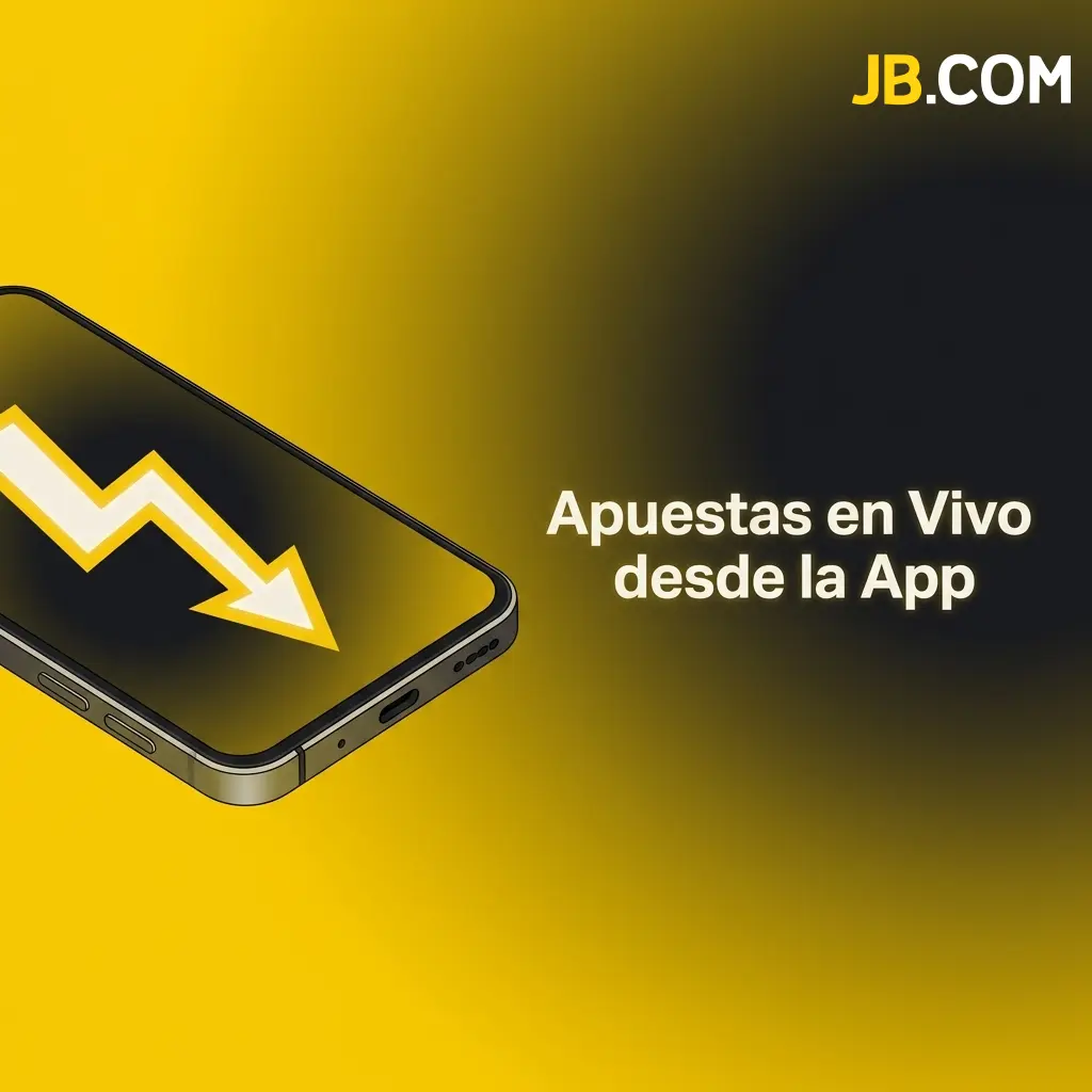 Pantalla de apuestas en vivo en app JB Casino con fútbol, tenis y baloncesto en tiempo real