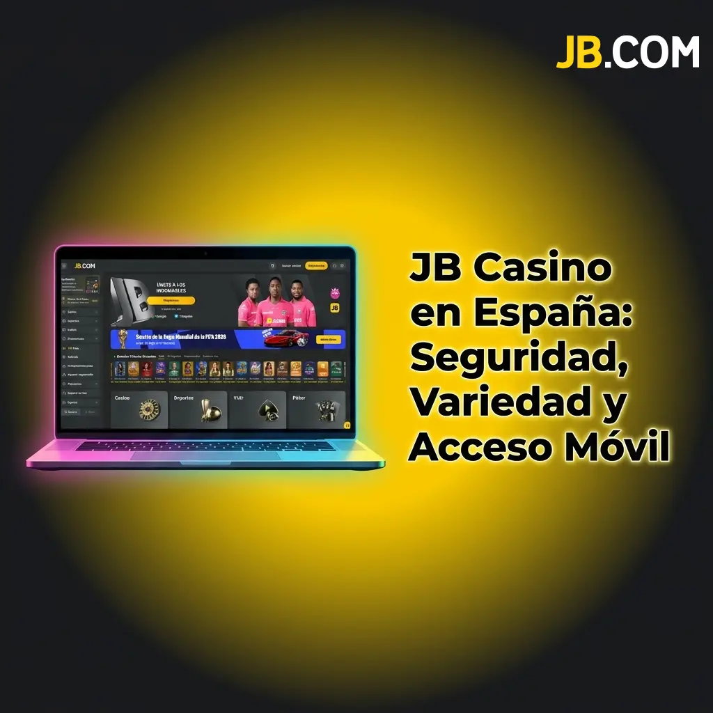 Plataforma JB Casino en España con apuestas deportivas, juegos de casino, seguridad SSL y app móvil para Android e iOS