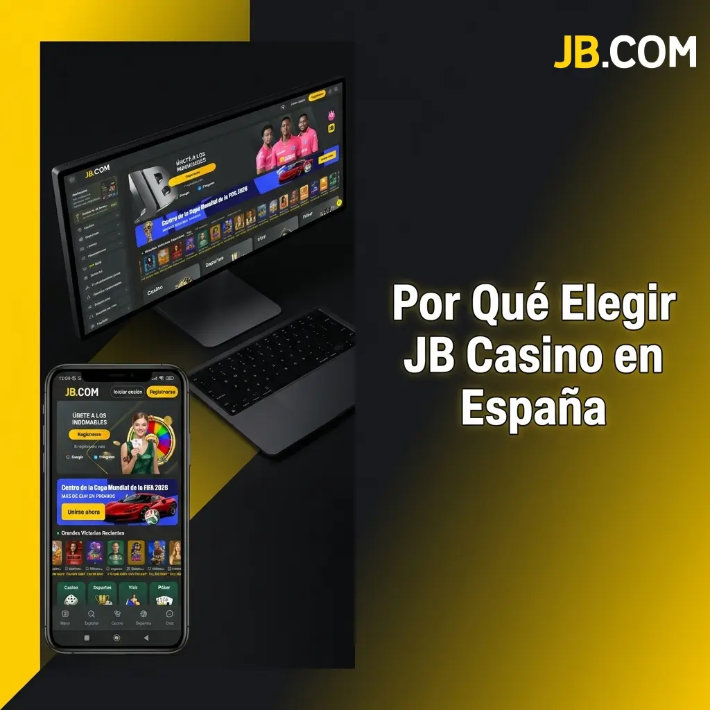 Plataforma JB Casino en España con apuestas deportivas, casino en vivo y criptomonedas en una sola cuenta