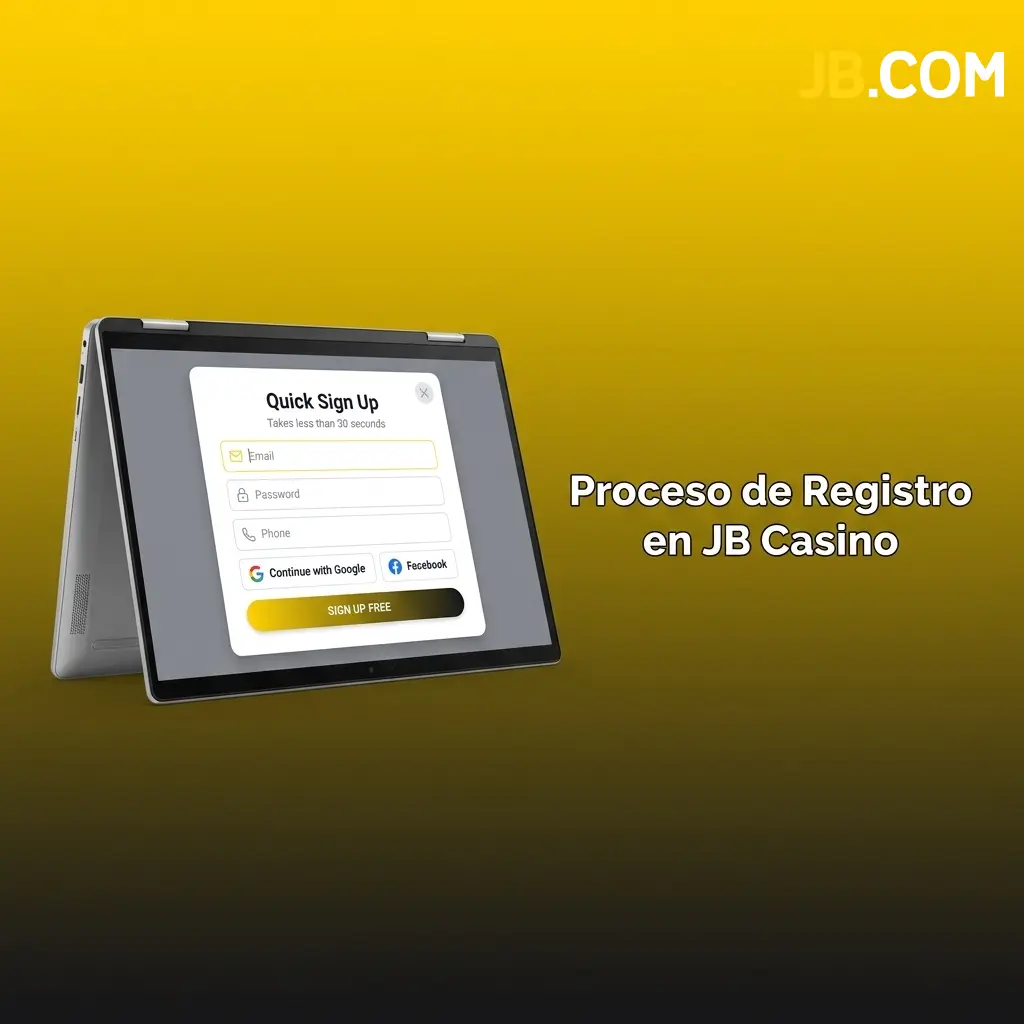 Guía paso a paso del proceso de registro en JB Casino para acceder a apuestas, casino y bonos