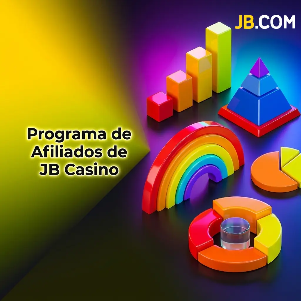 Panel del programa de afiliados de JB Casino con estadísticas de rendimiento, registros y comisiones en tiempo real