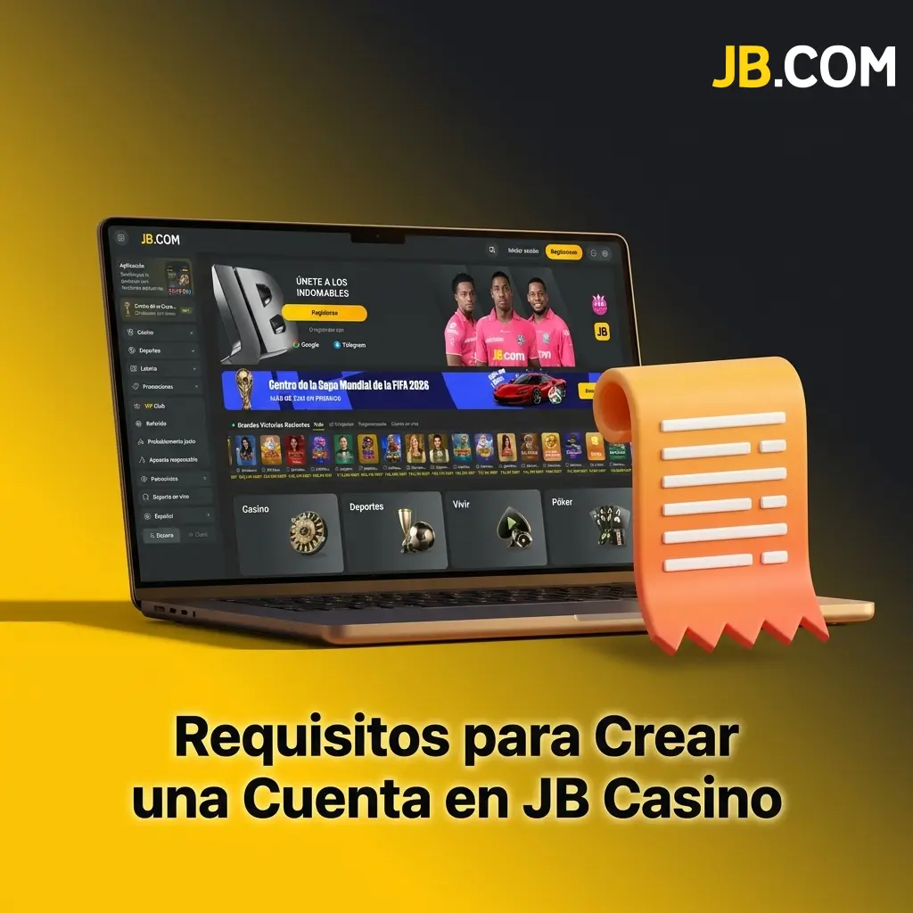 Requisitos para crear cuenta en JB Casino: edad mínima, residencia permitida y verificación KYC en España
